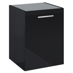 Roca Kwadro szafka 39,8x38,4x53 cm boczna wisząca czarna A857974351