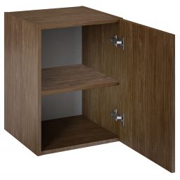 Roca Kwadro szafka 39,8x38,4x53 cm boczna wisząca orzech A857974540