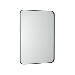 Roca Luna lustro 60x80 cm prostokątne z oświetleniem czarny A812421000
