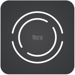 Roca Magma osłona dekoracyjna 12x12 cm czarny A276513400