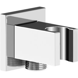 Roca Square przyłącze kątowe z uchwytem chrom A5B0850C00