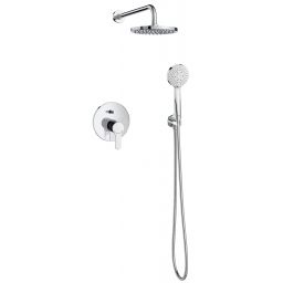 Roca L-20 zestaw prysznicowy podtynkowy z deszczownicą chrom A5D1809C00