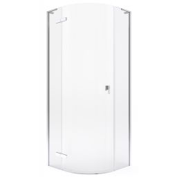 Roca Metropolis-N kabina prysznicowa 72,4x31,3 cm półokrągła chrom połysk/szkło przezroczyste AMP1008012M