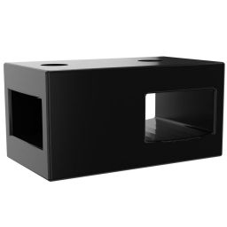 Roca District zestaw uzupełniający wspornika czarny AMP6600006