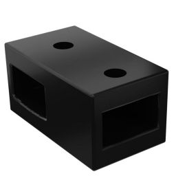 Roca District zestaw uzupełniający wspornika czarny AMP6600006