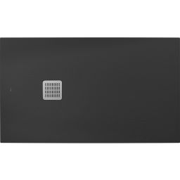 Roca Terran brodzik 140x100 cm prostokątny kompozyt Stonex onyks AP1015783E801640