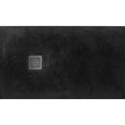 Roca Terran brodzik 180x100 cm prostokątny kompozyt Stonex czarny AP1017083E801400