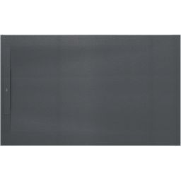 Roca Pyros brodzik prostokątny z syfonem 140x80 cm szary AP90157832003200