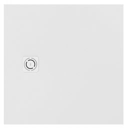 Roca Magma brodzik kwadratowy 90x90 cm kompozyt Stonex biały APE0138438403100