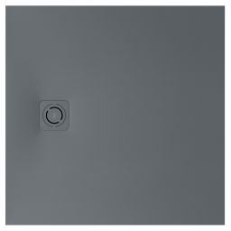 Roca Magma brodzik kwadratowy 90x90 cm kompozyt Stonex szary APE0138438403200