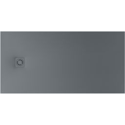 Roca Magma brodzik prostokątny 100x70 cm kompozyt Stonex szary APE013E82BC03200