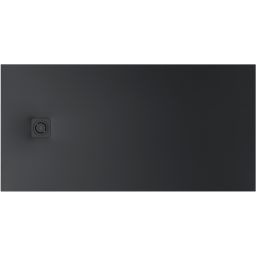 Roca Magma brodzik prostokątny 110x80 cm kompozyt Stonex czarny APE0144C32003400