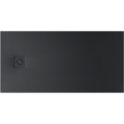 Roca Magma brodzik prostokątny 110x90 cm kompozyt Stonex czarny APE0144C38403400