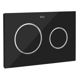 Roca PL10 przycisk spłukujący czarny/srebrny A890189308