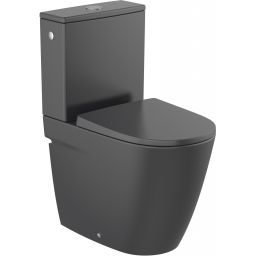 Roca Ona miska WC kompaktowa stojąca Rimless czarna A342688080