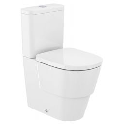 Roca Tura miska WC stojąca bez kołnierza biały połysk A342697000