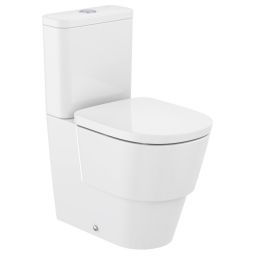 Roca Tura miska WC stojąca bez kołnierza biały połysk A342697S00