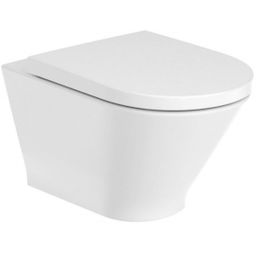 Roca Gap Round miska WC wisząca bez kołnierza biały A3460NL000