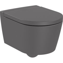 Roca Inspira miska WC wisząca bez kołnierza czarny A346528640