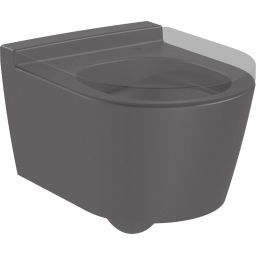 Roca Inspira miska WC wisząca bez kołnierza czarny A346528640