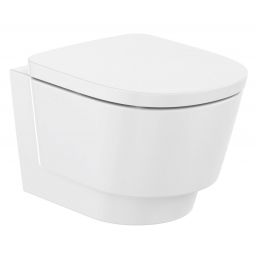 Roca Tura miska WC wisząca bez kołnierza biały połysk A346697000