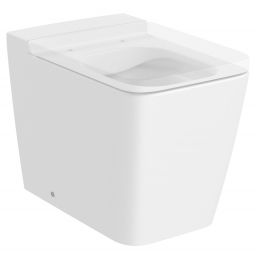 Roca Inspira miska WC stojąca bez kołnierza biały mat A347537620