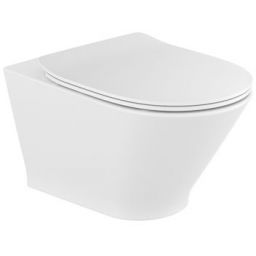 Roca Gap Round miska WC z deską wolnoopadającą A34H0N8000