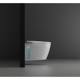 Roca Avant miska WC z deską wolnoopadającą wisząca bez kołnierza ze spłukiwaniem wirowym biały połysk A80336NS0H