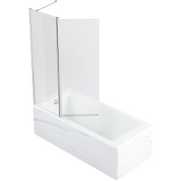 Roca Town-N parawan nawannowy 100 cm 2-częściowy chrom połysk/szkło przezroczyste AMP2210012M