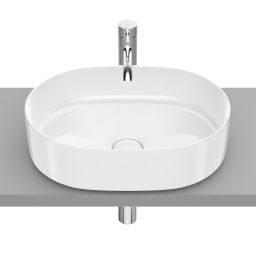 Roca Inspira umywalka 50x37 cm owalna nablatowa biała A327520000