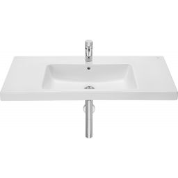 Roca Gap umywalka 100x46 cm prostokątna ścienna-z blatem biała A3270MA000