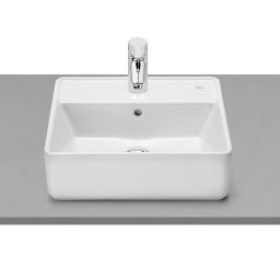Roca Gap umywalka 42x39 cm prostokątna nablatowa biała A3270MMS00