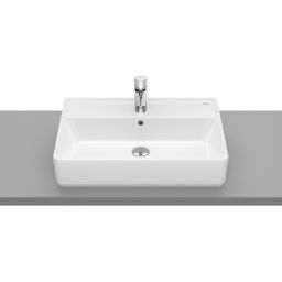 Roca Gap umywalka 60x42 cm prostokątna nablatowa biała A3270MN000