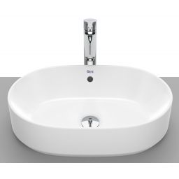 Roca Gap umywalka 55x39 cm owalna nablatowa biała A3270Y1000