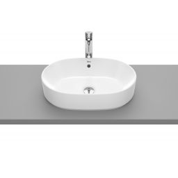 Roca Gap umywalka 55x39 cm owalna nablatowa biała A3270Y1S00