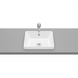 Roca Gap Square umywalka 39x37 cm prostokątna wpuszczana biała A3270Y7S00