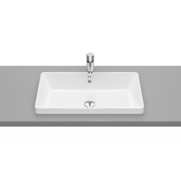 Roca Gap Square umywalka 60x37 cm prostokątna wpuszczana biała A3270Y8S00