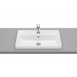 Roca Gap Square umywalka 60x39 cm prostokątna wpuszczana biała A3270YAS00