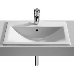 Roca Diverta umywalka 55x42,5 cm prostokątna wpuszczana biała A327116000