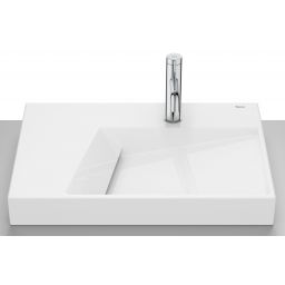 Roca Horizon umywalka 60x42 cm nablatowa biała A32727600B