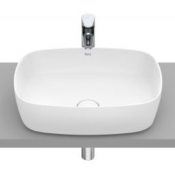 Roca Inspira umywalka 50x37 cm prostokątna nablatowa biała A327500620