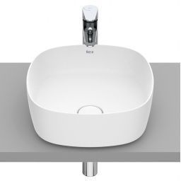 Roca Inspira umywalka 37x37 cm kwadratowa nablatowa biała A327502620