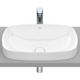 Roca Inspira umywalka 55x37 cm prostokątna wpuszczana biała A327504000