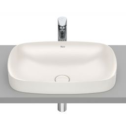 Roca Inspira umywalka 55x37 cm prostokątna wpuszczana brąz/beż A327504650