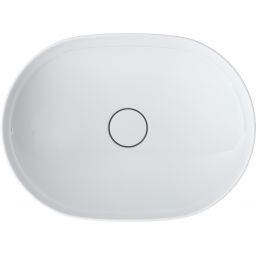 Roca Inspira umywalka 50x37 cm owalna nablatowa biała A327520000