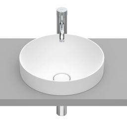 Roca Inspira umywalka 37x37 cm okrągła wpuszczana biała A32752R620