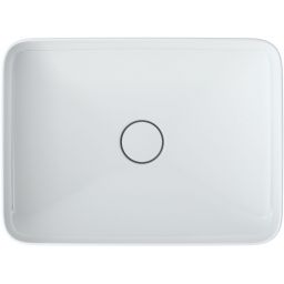 Roca Inspira umywalka 50x37 cm prostokątna nablatowa biała A327530000