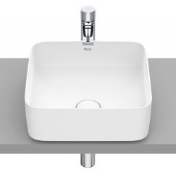 Roca Inspira umywalka 37x37 cm kwadratowa nablatowa biała A327532620