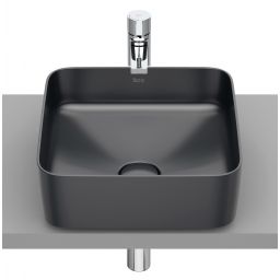 Roca Inspira umywalka 37x37 cm kwadratowa nablatowa szary/kamień A327532640