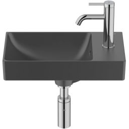 Roca Ona umywalka 45x26 cm prostokątna ścienna czarny mat A327681080